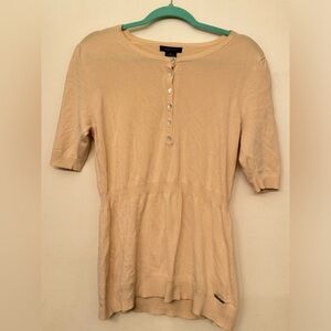 BCBG XL super soft beige blouse!